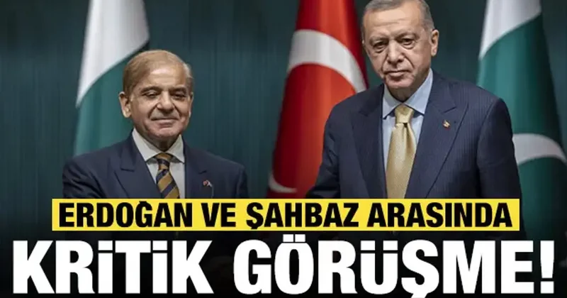 Cumhurbaşkanı Erdoğan Bakü de Şahbaz Şerif i kabul etti