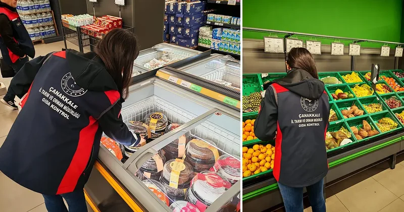 Çanakkale de gıda denetimi