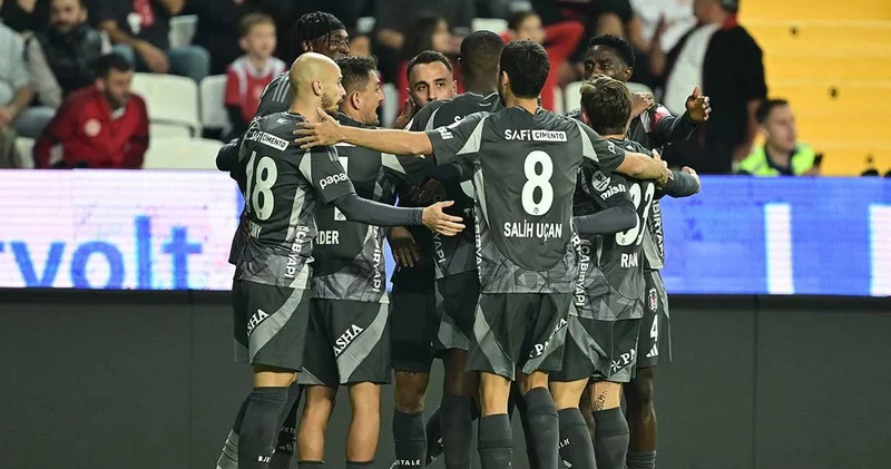 Beşiktaş rahat kazandı: Antalya da 3 puanı aldı
