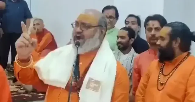 Hindu rahipten İslam ı hedef alan sözler: İslam ı yeryüzünden yok edeceğiz VİDEO İZLE