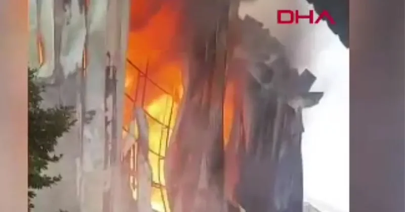 SON DAKİKA Kocaeli Dilovası’nda depo yangını!