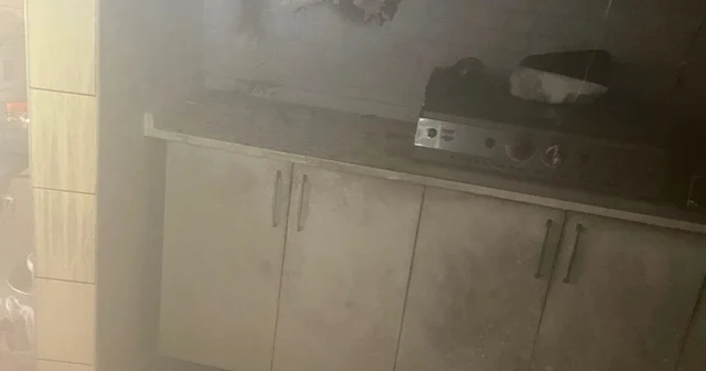 Samsun da iş yerinde çıkan yangın hasara neden oldu Samsun Haberleri