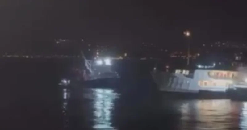 Beykoz da vapur balıkçı ağlarına takıldı Son dakika haberleri