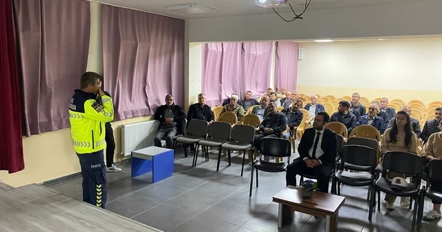 Bolu da kış önlemleri için güvenli sürüş bilgilendirmesi yapıldı Bolu Haberleri