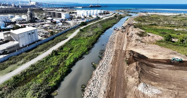 Samsun Yeni OSB de drenaj tamamlandı, taş nakliyesi sürüyor Samsun Haberleri