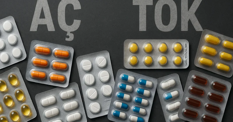 İlaçların aç veya tok içilmesinin meğer bambaşka bir nedeni varmış Sözcü Gazetesi