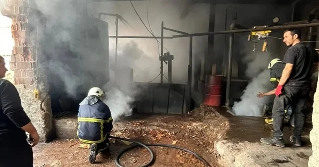 Sinop ta sanayi sitesinde yangın paniği Sinop Haberleri