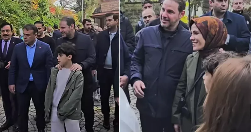 Gözlerden uzak yaşayan Berat Albayrak ve Esra Erdoğan dan sürpriz ziyaret