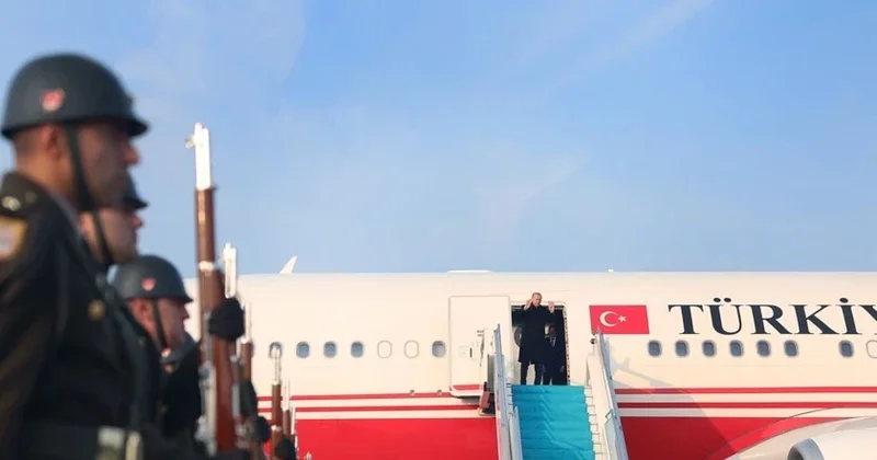 Cumhurbaşkanı Erdoğan Azerbaycan ın başkenti Bakü ye gitti