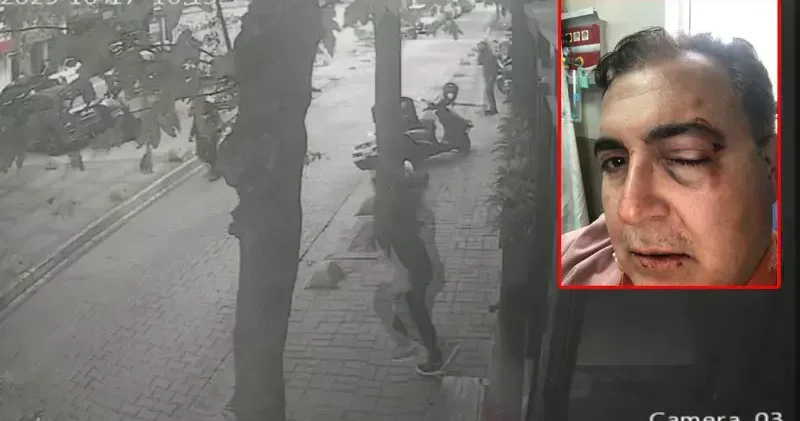 Bakırköy de sokakta kedi besleyen iş insanını, yolu kapattığını öne sürerek darbetti