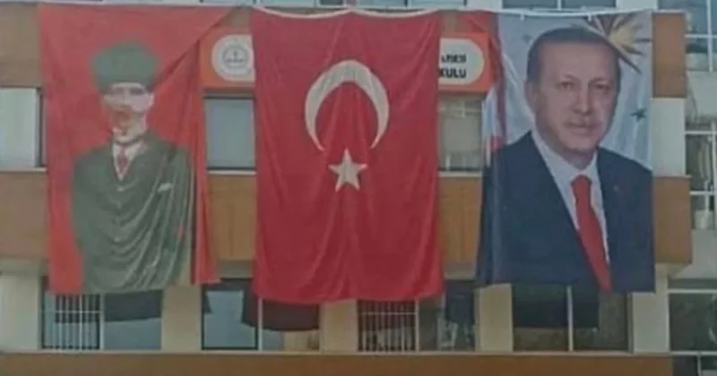 CHP li isim duyurdu: 10 Kasım öncesi okula Erdoğan posteri asıldı Sözcü Gazetesi