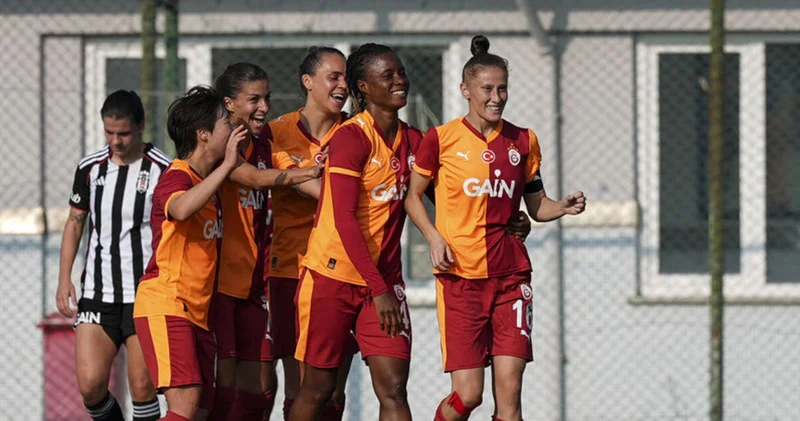 Kadınlar Ligi ndeki derbide Galatasaray farklı kazandı! Galatasaray Haberleri
