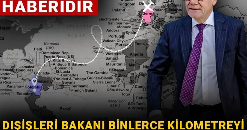 Bu bir Almanya bizi kıskanıyor haberidir: Dışişleri Bakanı binlerce kilometreyi tarifeli uçakla gitti