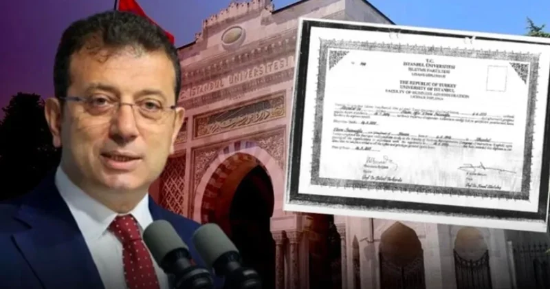 İstanbul Üniversitesi rektöründen İmamoğlu nun diploması açıklaması Sözcü Gazetesi
