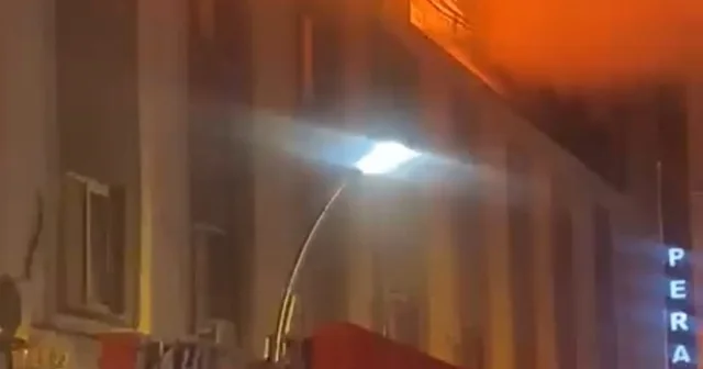 Van da otelin restoran kısmında yangın paniği Van Haberleri