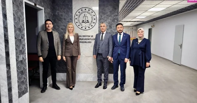 Adliyeye çocuk bekleme ve oyun odası kütüphanesi kuruldu Afyonkarahisar Haberleri