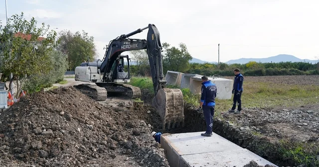 MUSKİ, Ortaca, Bahçelievler ve Okçular Mahallelerinin yağmur suyu hatlarını yeniliyor Muğla Haberleri