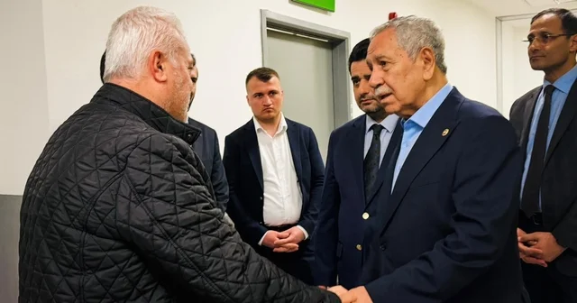 Bülent Arınç tan Başkan Durbay a yoğun bakımda ziyaret Manisa Haberleri