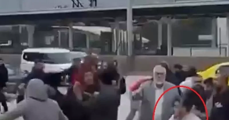 Demir sopa ve yumruklarla birbirine saldırdılar