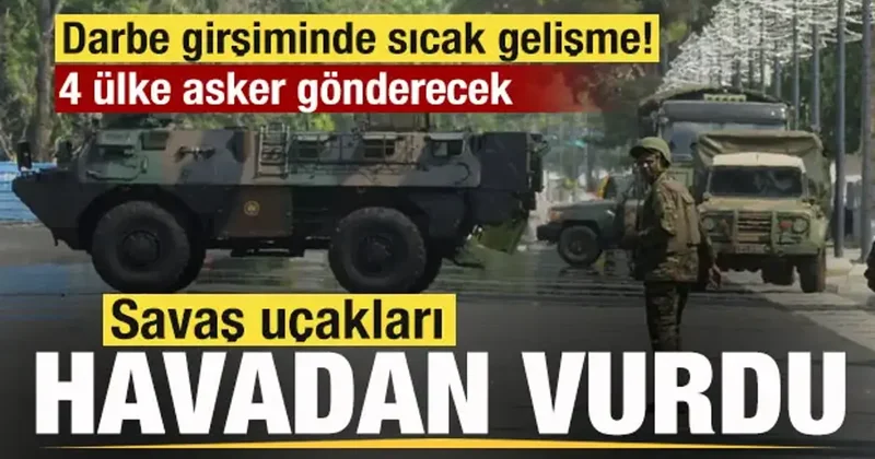 Son dakika: Benin de darbe girişimi! Savaş uçakları vurdu! 4 ülke asker gönderecek