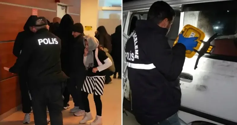 Edirne’de dur ihtarına uymayan minibüs 8 kilometrelik kovalamaca sonrası yakalandı Edirne Haberleri