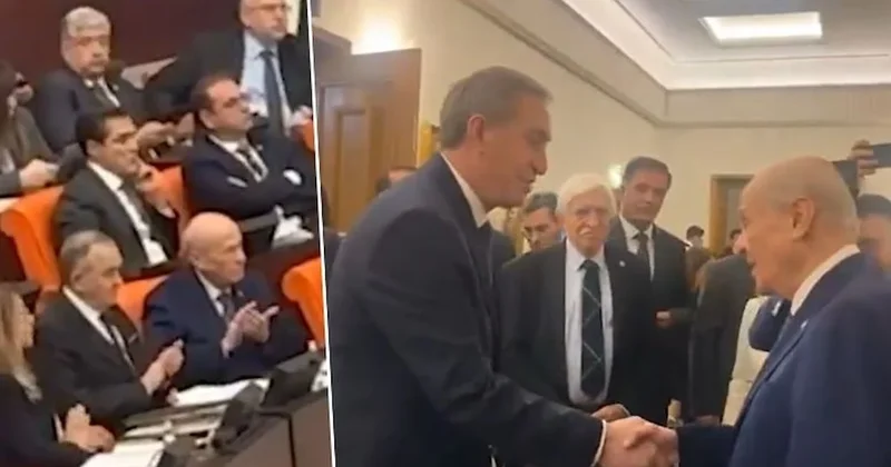 Meclis te dikkat çeken anlar; Bahçeli alkışladı, Bakırhan çaya davet etti Sözcü Gazetesi