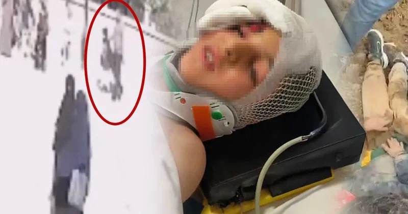 Toprağa gömülen çocuğun kaçırılmadan önceki son anları ortaya çıktı! Dayısı elini böyle omzuna atmış