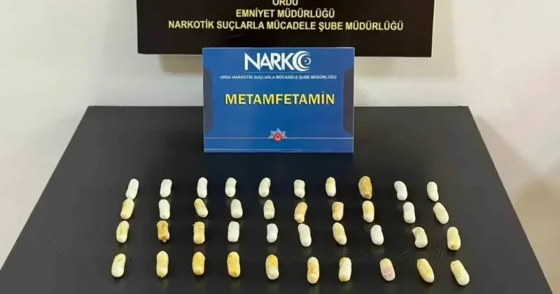 Midesinden 407 gram uyuşturucu çıktı: 2 tutuklama Ordu Haberleri