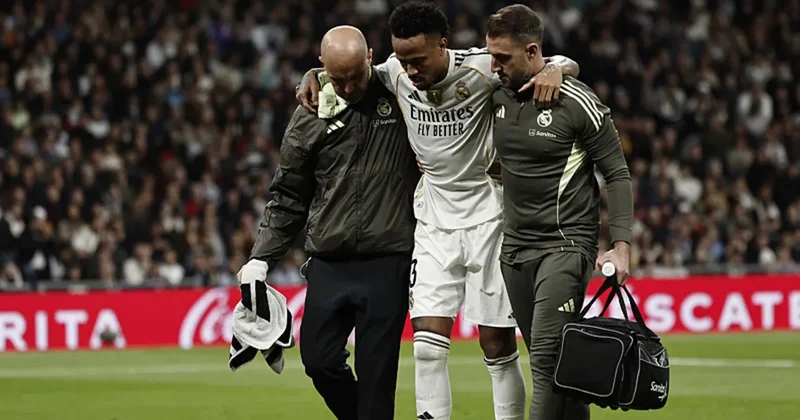 Real Madrid de Eder Militao, 4 ay sahalardan uzak kalacak