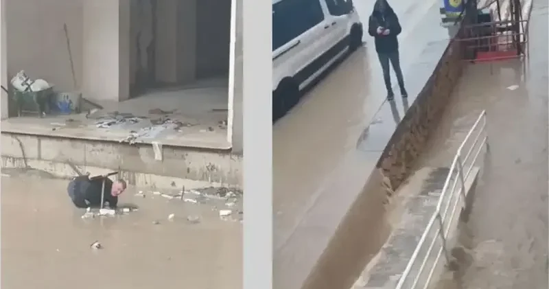 Mardin hava durumu: Mardin de sağanak nedeniyle cadde ve sokaklar göle döndü Son Dakika Haberleri