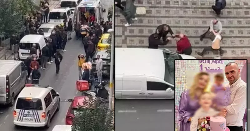 Zeytinburnu nda park yeri nedeniyle çıkan silahlı kavga kamerada: 1 ölü