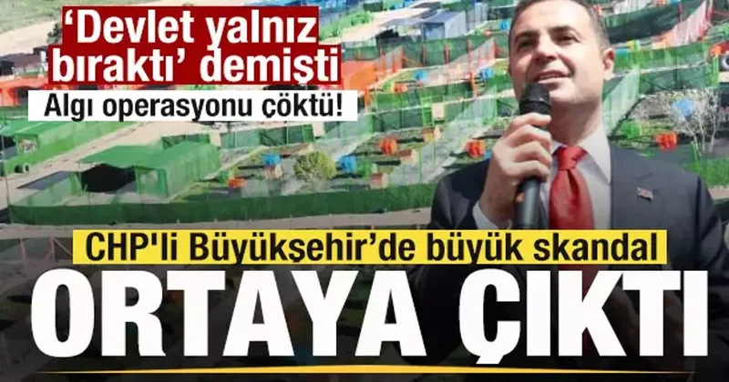 CHP’li belediyede büyük skandal ortaya çıktı! Algı operasyonu çöktü!