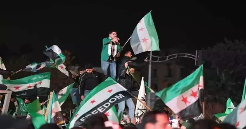 Esed rejiminin devrilmesinin birinci yılı Suriye de kutlandı