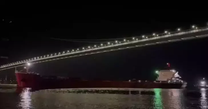 Çanakkale Boğazı nda gemi arızası