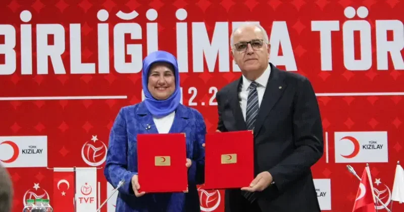 Türk Kızılay ve TVF den iş birliği protokolü