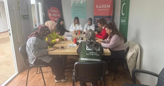 Adıyaman da Yeşilay Kadın Komisyonu ve KADEM den Bağımsızlık Atölyesi Adıyaman Haberleri