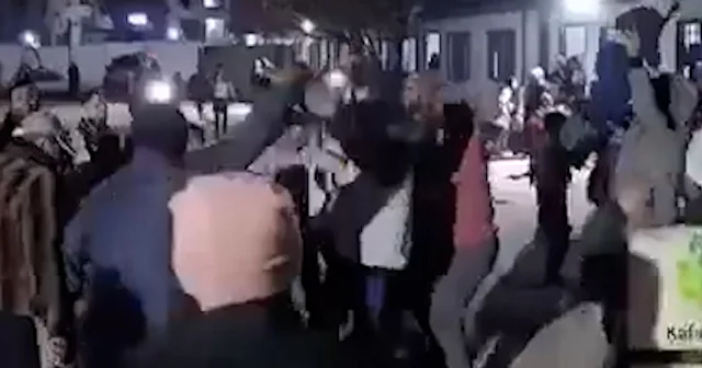 Eşrefiye nin terörden temizlemesini böyle kutladılar VİDEO İZLE