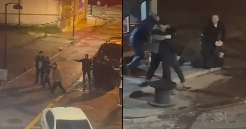 Sakarya da silahlı alacak kavgası; 1 i ağır 2 yaralı, olay kamerada