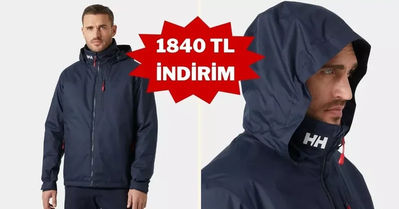 Hem işlevsel hem kaliteli: Helly Hansen mont kısa bir süre için indirime girdi