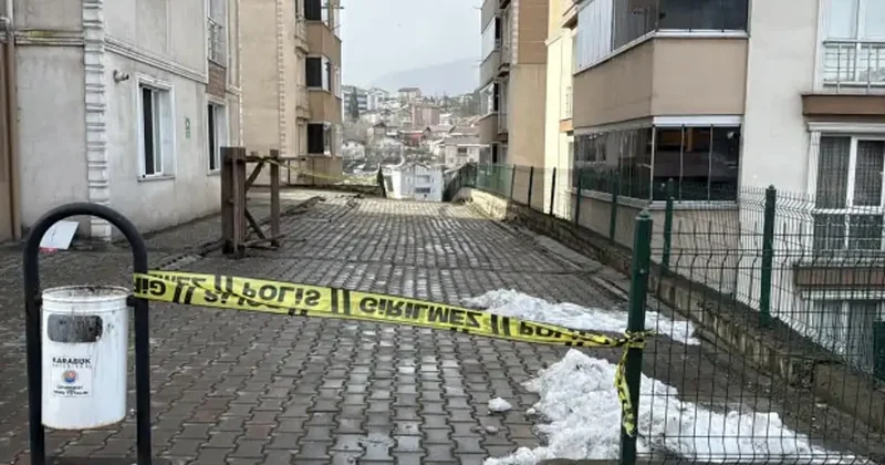 İstinat duvarı mahallede panik oluşturdu! 5 daire acilen boşaltıldı