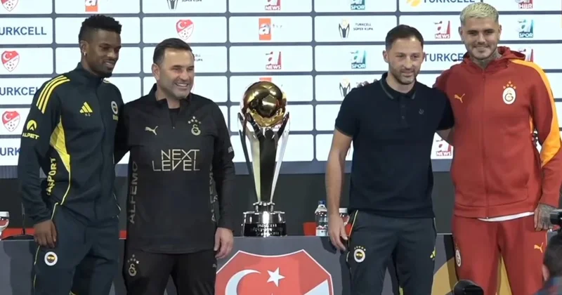 Dev final öncesi ortak toplantı! Damga vuran fotoğraf Sözcü Gazetesi