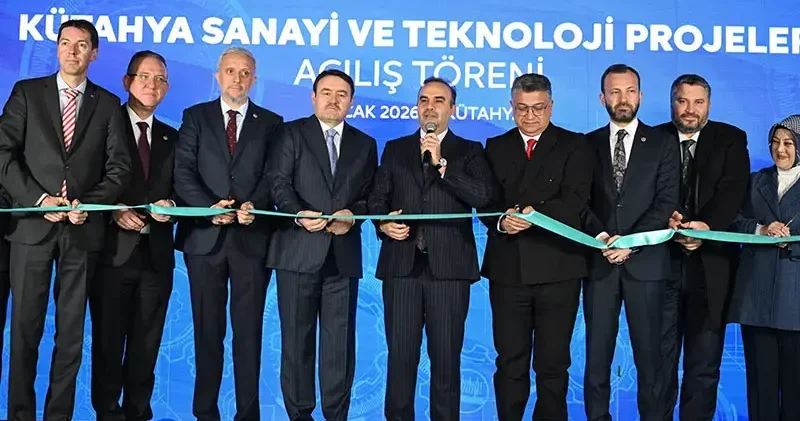 Bakan Kacır, Kütahya Sanayi Ve Teknoloji Projelerinin açılışını yaptı