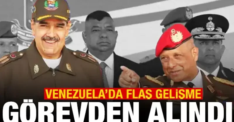 Venezuela da son dakika gelişmesi! Görevden alındı