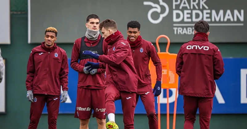 Trabzonspor da İstanbulspor maçı hazırlıkları sürüyor!