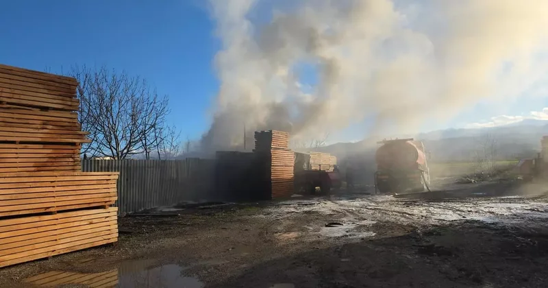 Bursa da hurdalıkta yangın