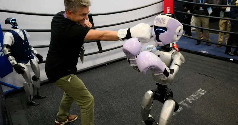 Boks yapanı da var çamaşır katlayanı da: CES 2026 ya robotlar damgasını vurdu!