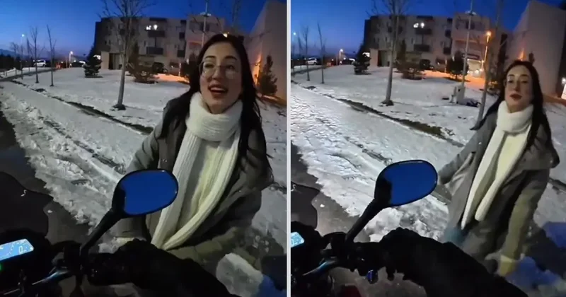 Üniversite öğrencisi kız Beni çarşıya bırak dedi, motorcudan aldığı cevapla şoke oldu