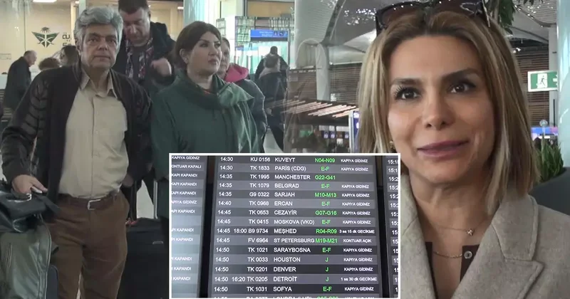 İstanbul Havalimanı’nda çaresizce bekliyorlar: İptal edilen İran uçuşları endişe yarattı