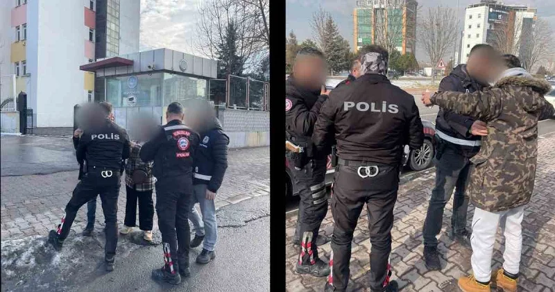 Kayseri de okul çevresinde huzur operasyonu: 642 kişi sorgulandı Kayseri Haberleri
