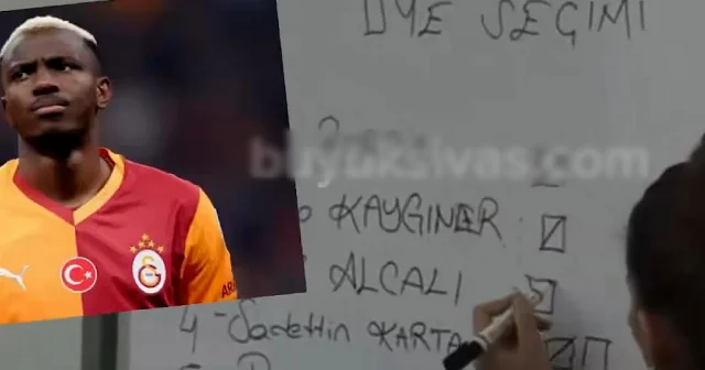 Sivas Belediye Meclisi’nde sürpriz sonuç: Oy pusulasından Victor Osimhen çıktı VİDEO İZLE